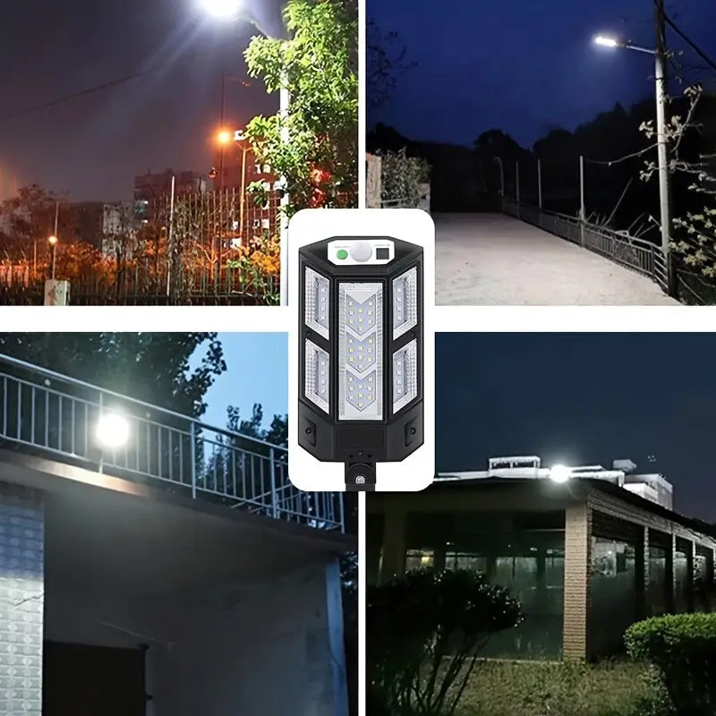 Motion Sensor Solar Powered Outdoor Lights 3 Modes with 43 LED Lamp Beads