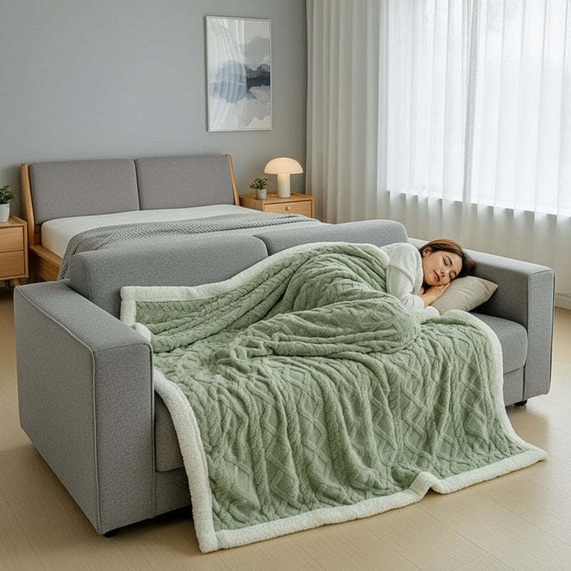 Luxury Flannel Blanket - Soft Plush Cozy Throw
