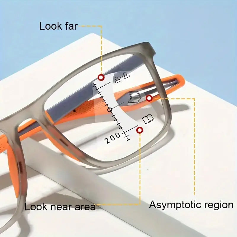 Auto Zoom TR90 Frame Sports Reading Glasses