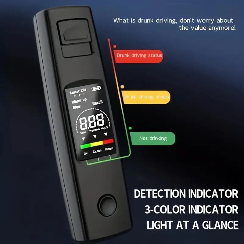 Portable Breathalyzer Alcohol Tester