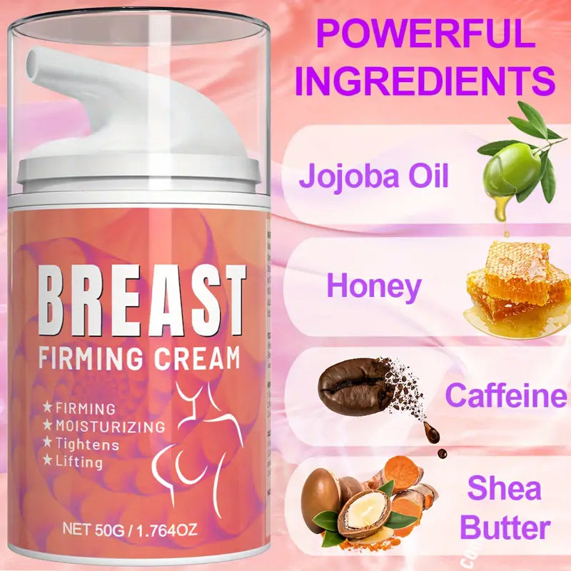 50g Breast Firming Cream with Jojoba Oil, Vitamin E, and Honey