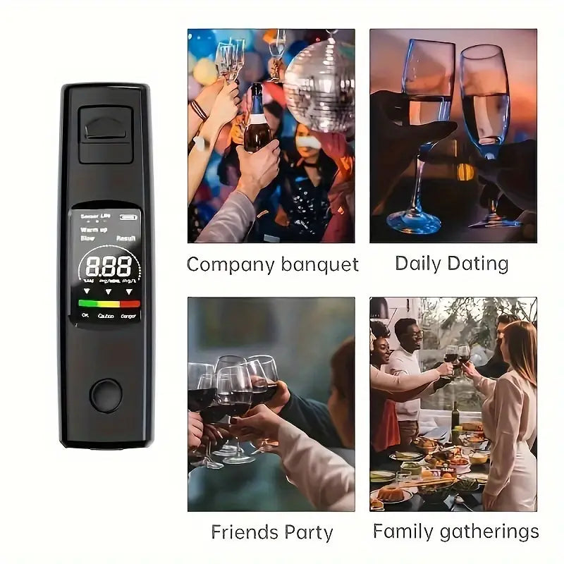 Portable Breathalyzer Alcohol Tester