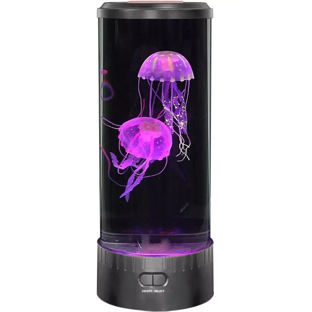 7" Jellyfish Lava Lamp Aquarium - Vibrant LED Lighting with 7 Dynamic Color Changing Settings Indoor Lighting - DailySale