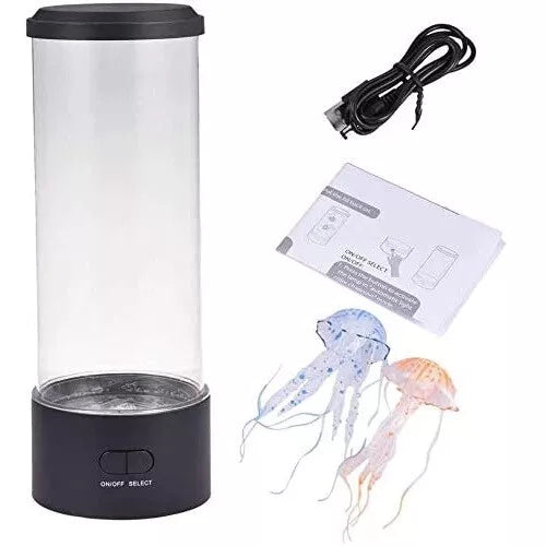 7" Jellyfish Lava Lamp Aquarium - Vibrant LED Lighting with 7 Dynamic Color Changing Settings Indoor Lighting - DailySale