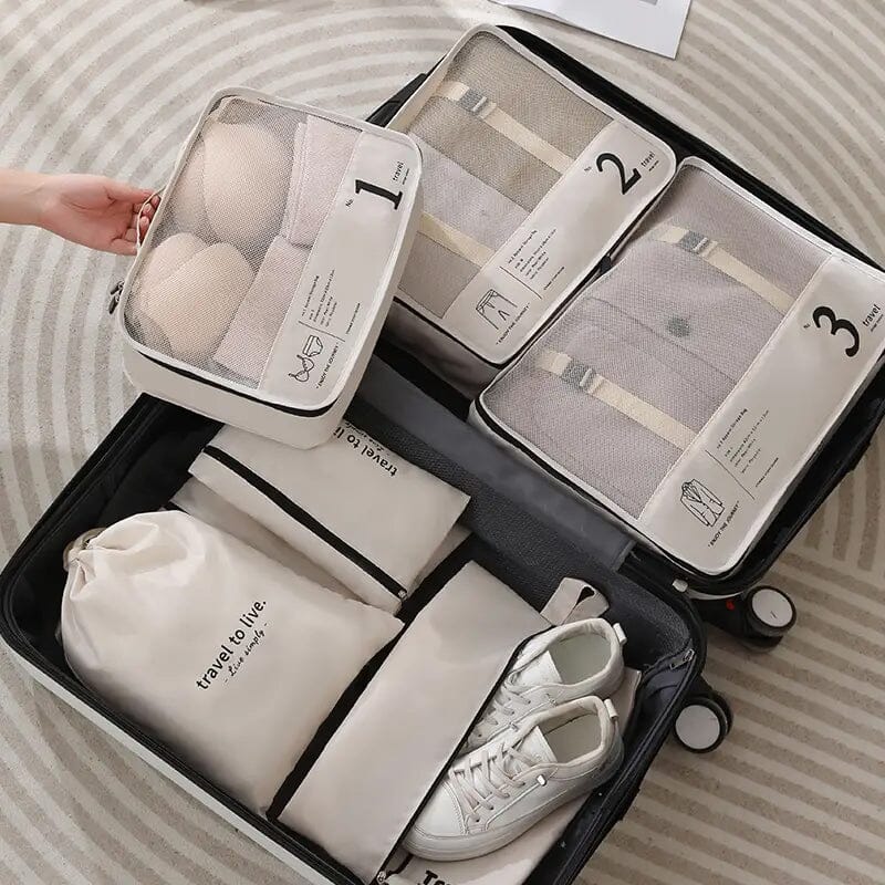 7-Piece: Travel Packaging Cube Bags Bags & Travel - DailySale