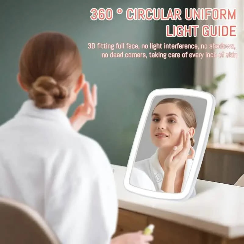 Makeup Mirror with Lights – USB Rechargeable