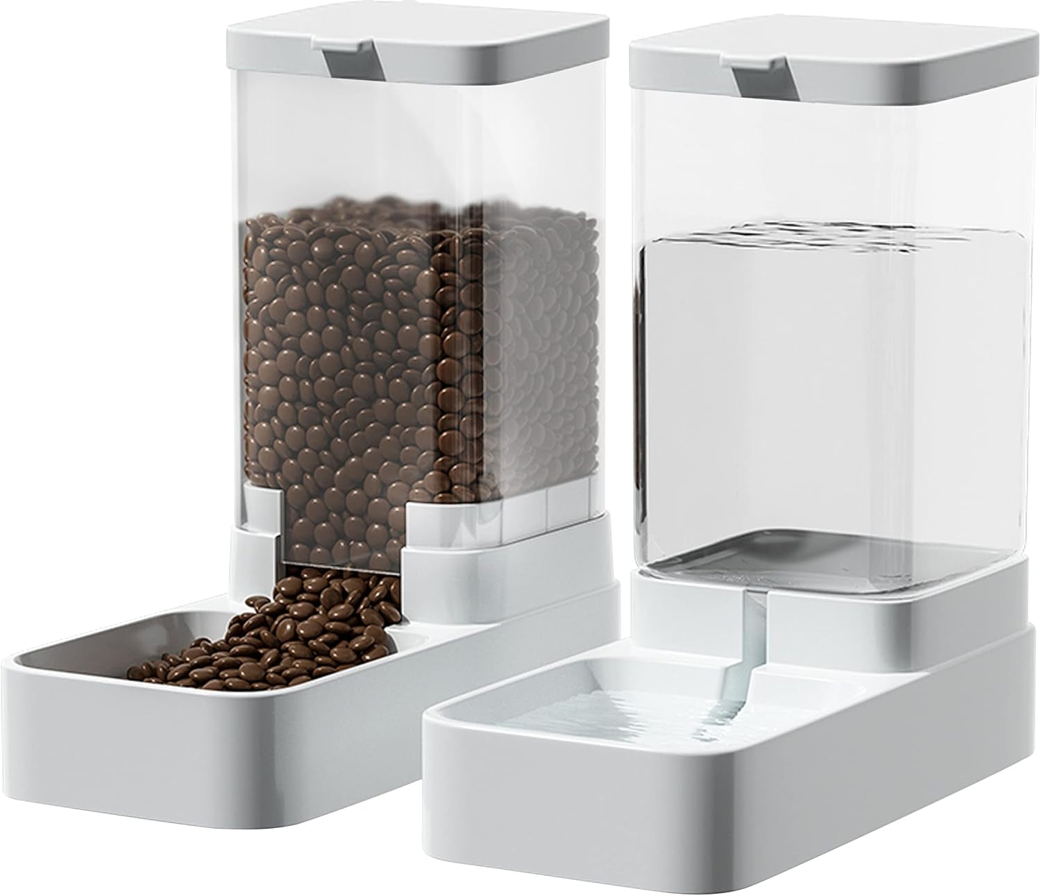 Automatic Cat Feeder and Water Dispenser Set