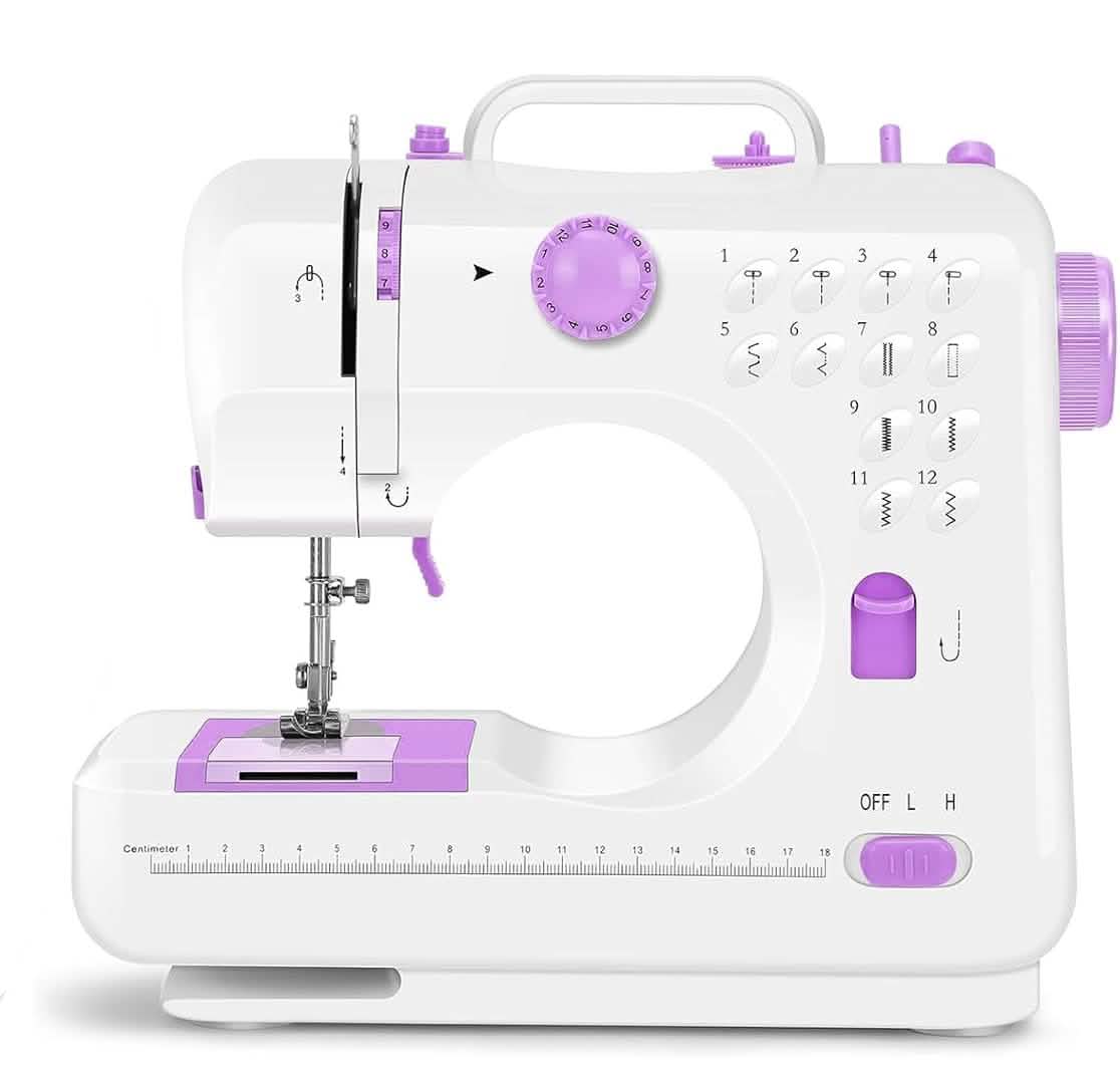 Pro Portable Electric Sewing Machine – 12 Stitches, Adjustable Speed, Multifunctional