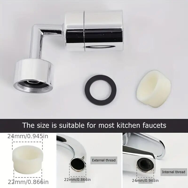 720° Rotating Faucet Extender for Kitchen and Bathroom Kitchen Tools & Gadgets - DailySale