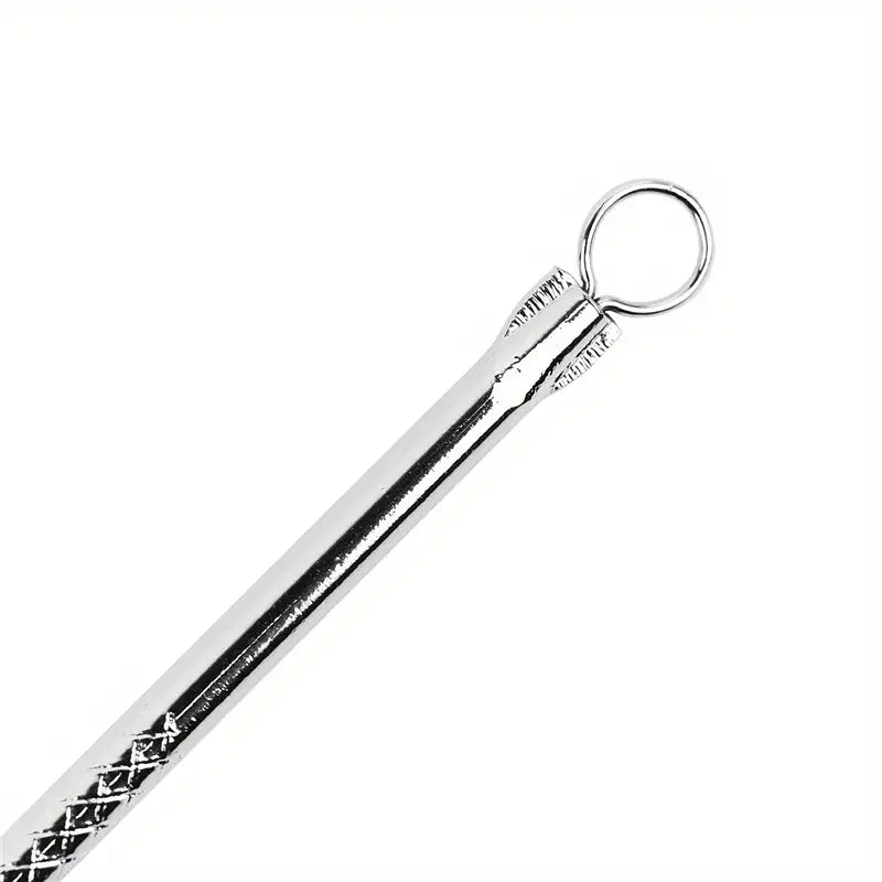 Stainless Steel Pimple Extractor Blackhead Removal Tool For Blemish Whitehead Popping Acne