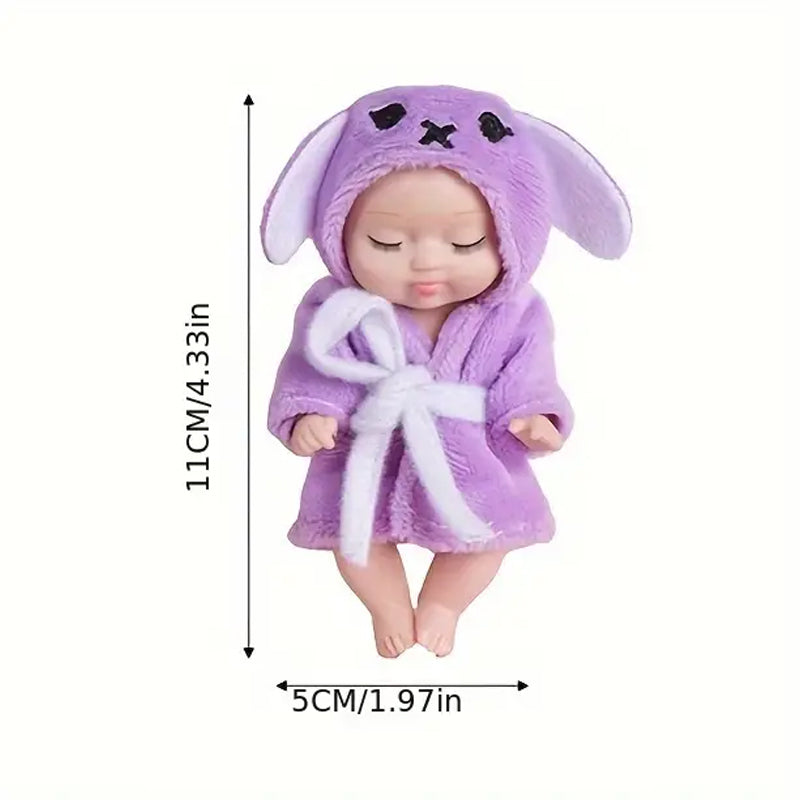 Sleep Simulative Rebirth Princess Dolls in Bathrobes