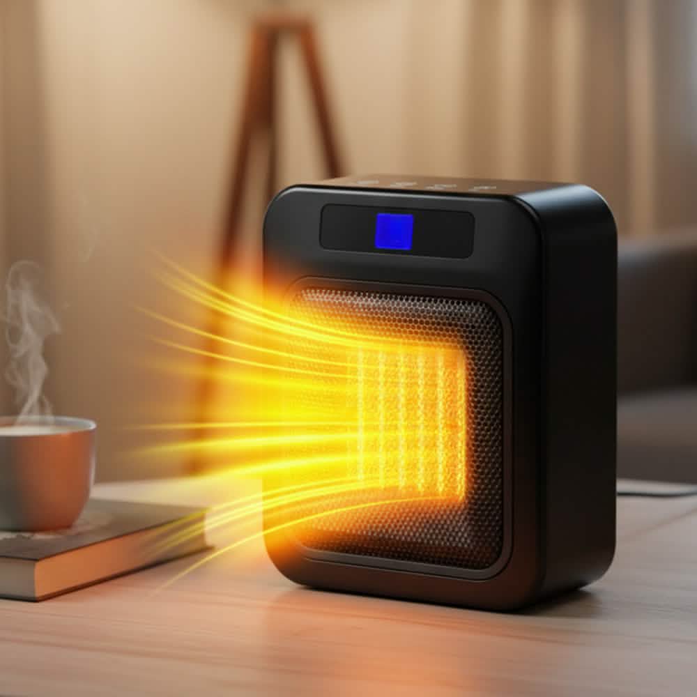 Space Heater for Indoor Use – 1500W Ceramic with Remote & Timer