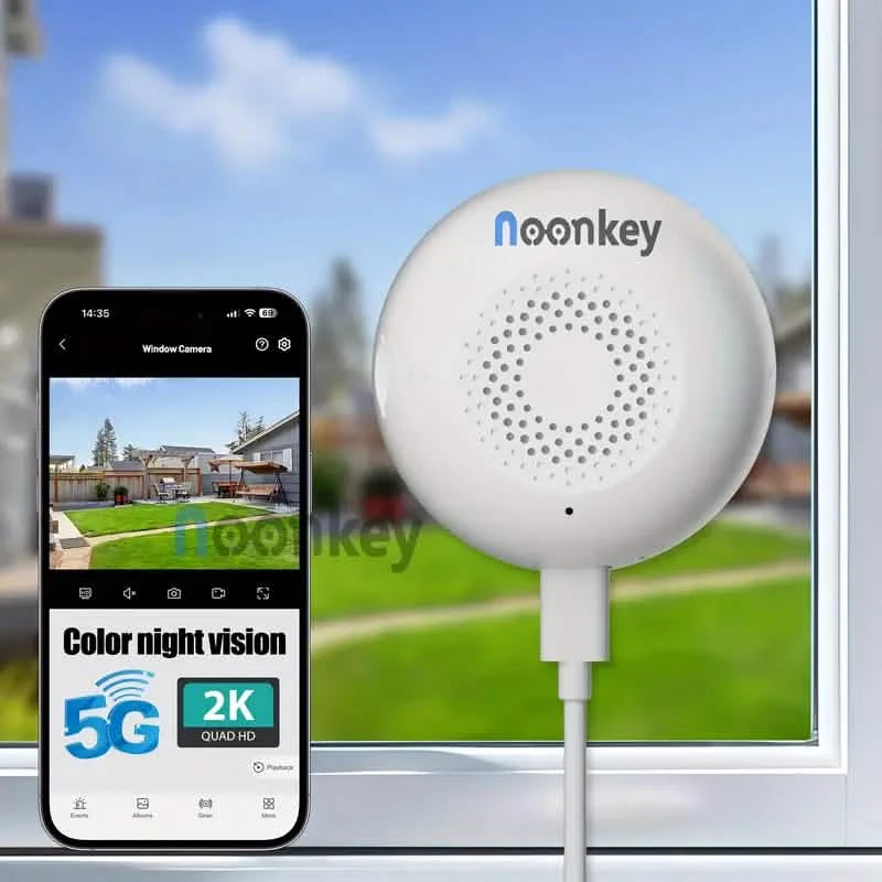 2K Wireless Indoor Camera – 5GHz & 2.4GHz WiFi | ChroMax AI Color Night Vision | 24/7 Recording