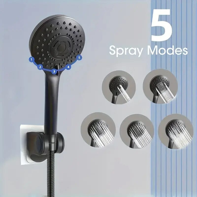 8-Inch High Pressure Showerhead with 11-Inch Adjustable Extension Arm Bath - DailySale