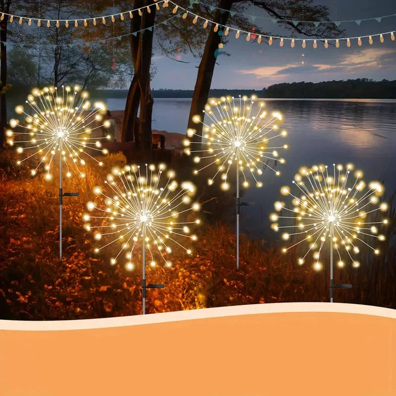 8 Lighting Modes Solar Festival Viewing Decorative Outdoor Lights Outdoor Lighting - DailySale