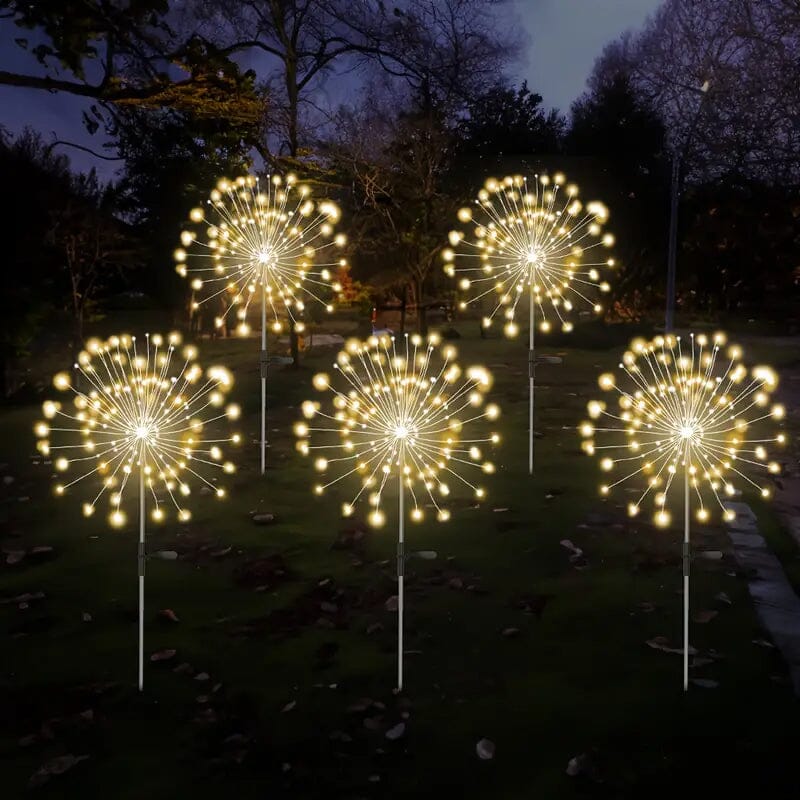 8 Lighting Modes Solar Festival Viewing Decorative Outdoor Lights Outdoor Lighting Warm White - DailySale