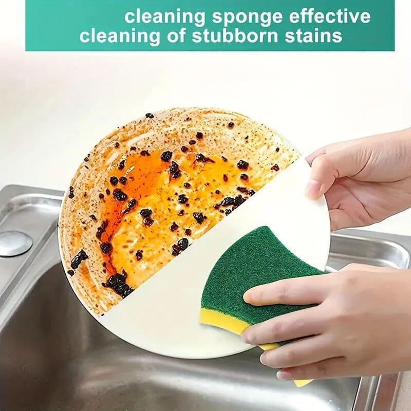 8-Pack: Double-Sided Multifunctional Cleaning Sponge Kitchen Tools & Gadgets - DailySale