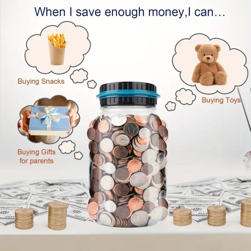 800+ Coin Capacity Digital Counting Money Jar Everything Else - DailySale