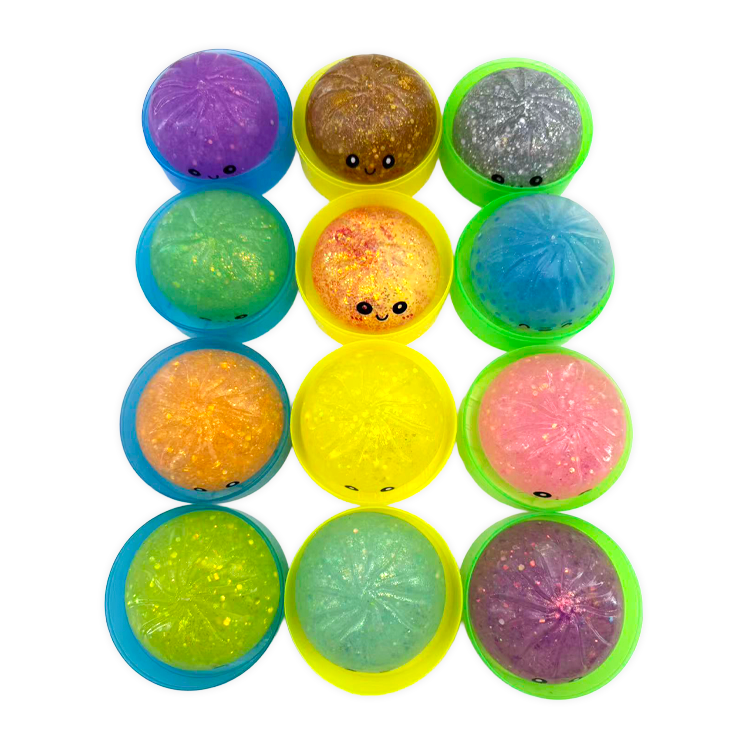 Fun Doh Glow-in-the-Dark Mystery Streamer Dumpling Squishy – Color Capsule
