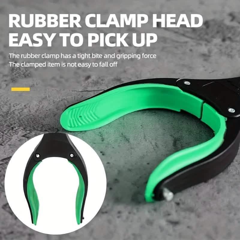 Heavy-Duty Steel Folding Trash Picker – 32" with Magnet & Anti-Slip Handle