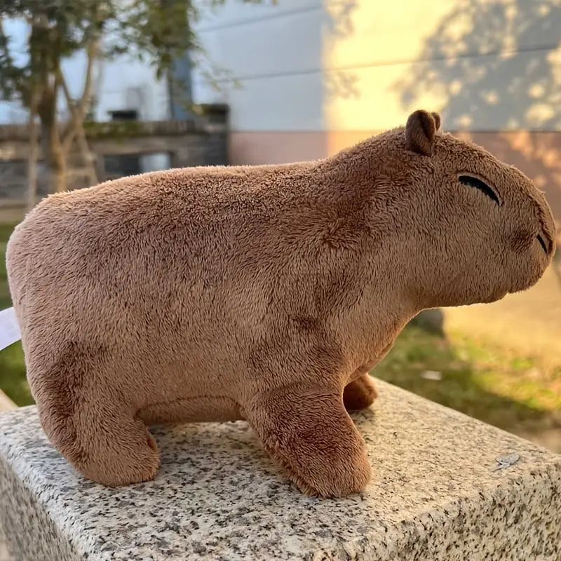 8.8 Inch Simulation Capybara Plush Toy, Lifelike Cute Stuffed Animal Toys & Games - DailySale