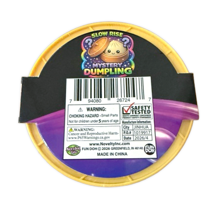 Fun Doh Mystery Slow Rise Dumpling Squish Toy | Blind Box Sensory Fidget Toy for Kids & Teens