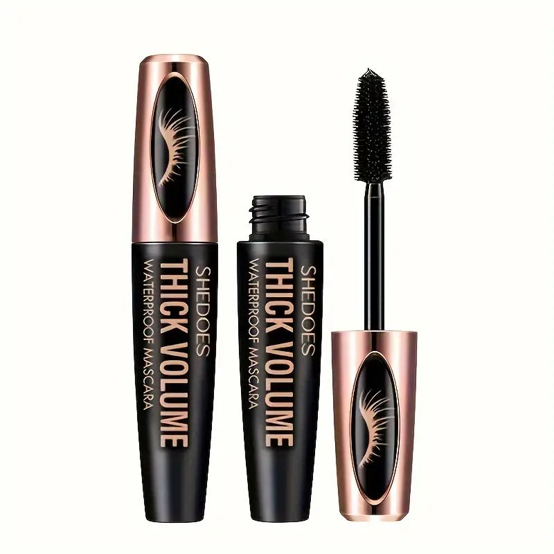 8D Curler Fiber Lash Mascara - Waterproof, Black, Thick Eyelash Shaping Beauty & Personal Care - DailySale