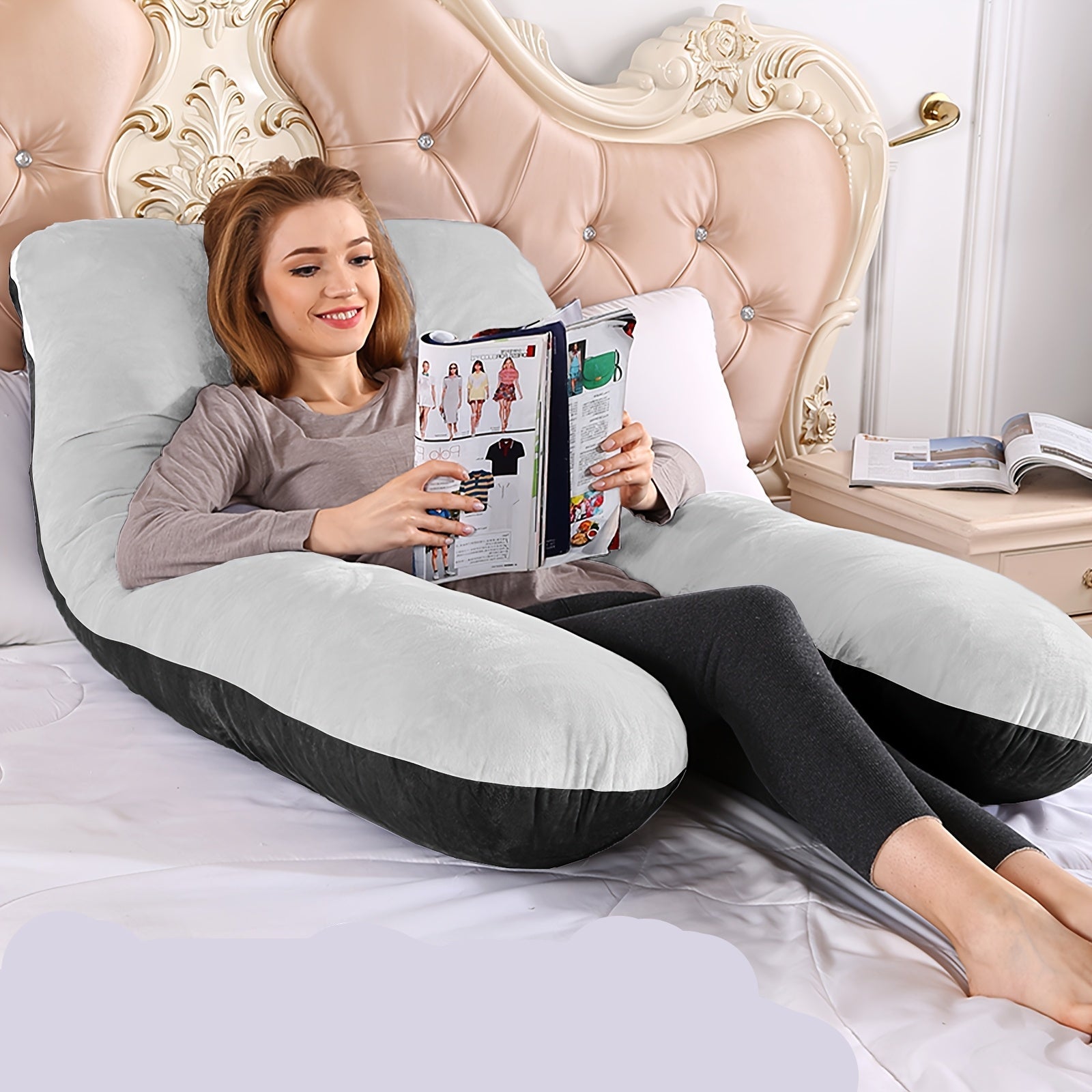 U-Shaped Maternity Pillow – Full Body Support