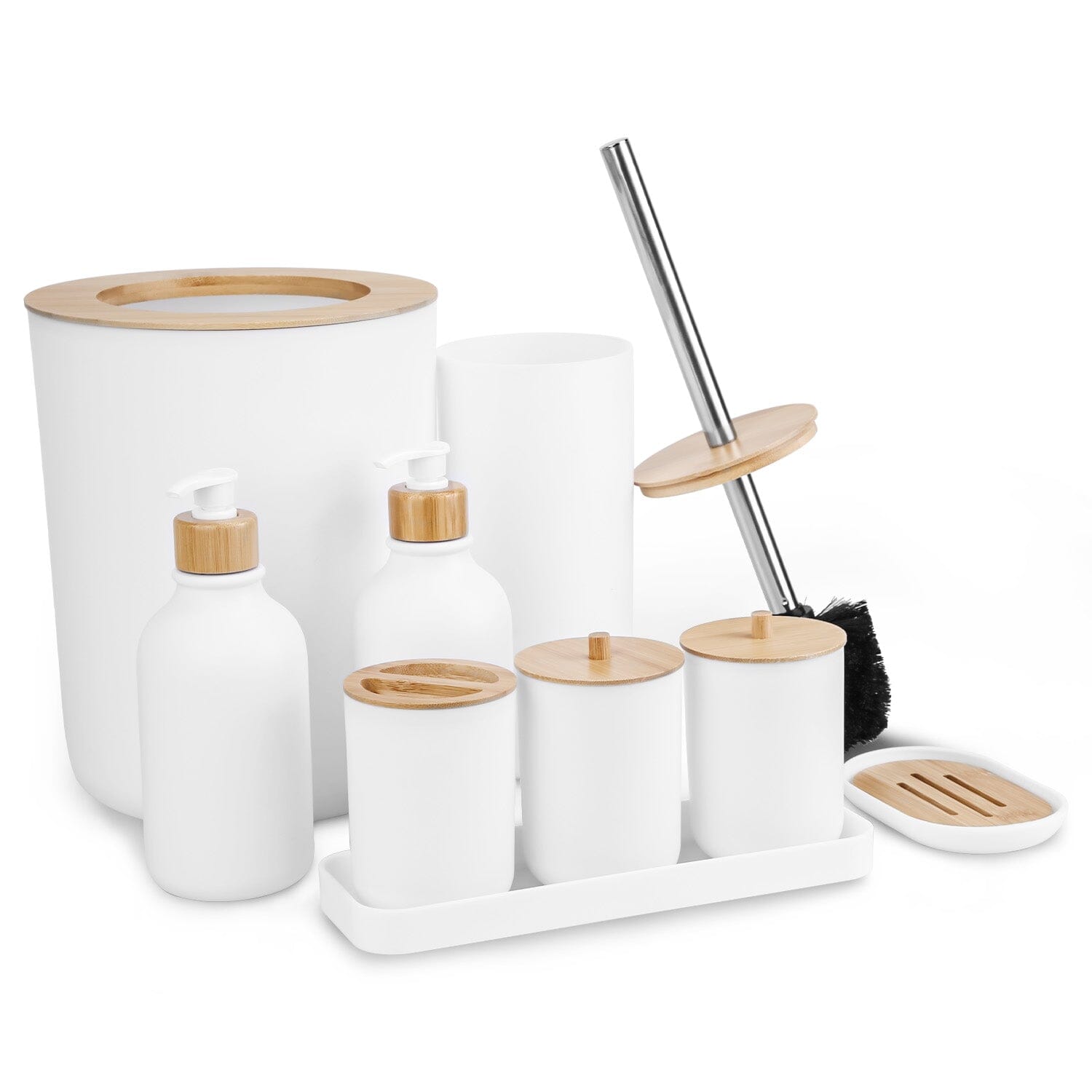 9-Piece: Bathroom Accessories Set Bath - DailySale