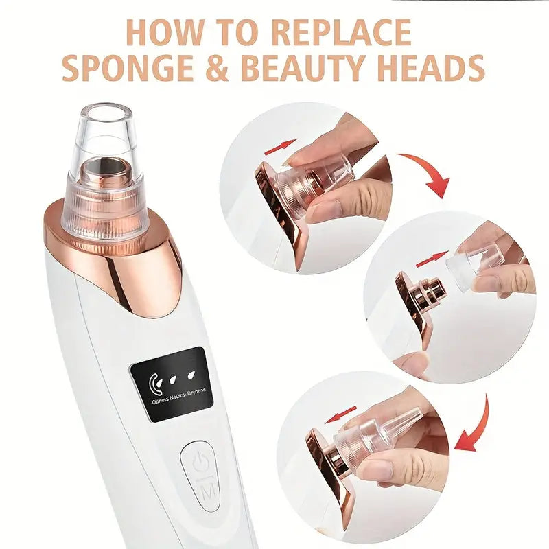 5-Suction Blackhead Removal Face Pore Cleaner