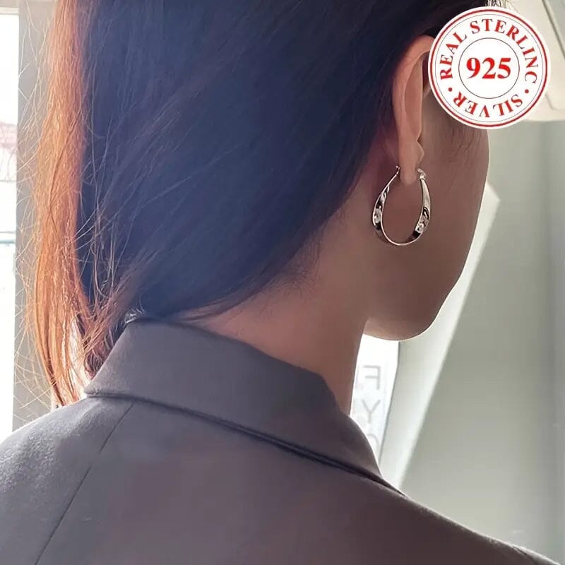 925 Silver Hypoallergenic Elegant Retro Style Earrings Earrings - DailySale