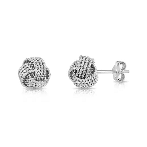 925 Silver Love Nut Stud Earrings Earrings - DailySale