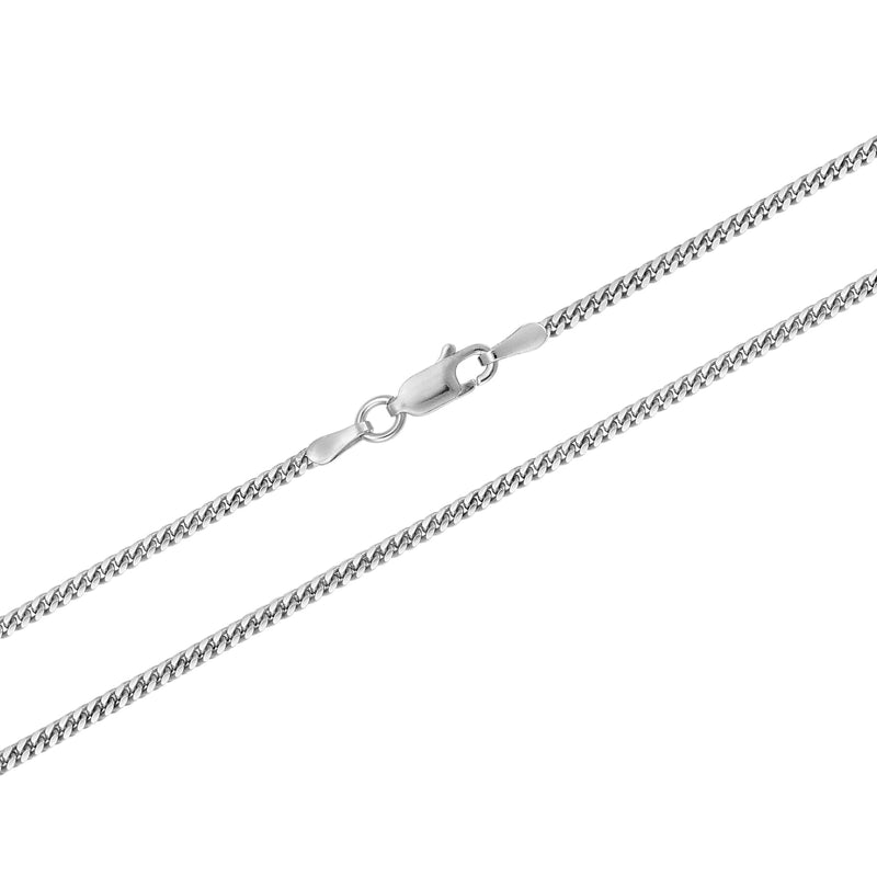 925 Sterling Silver Italian Solid 2.5mm Cuban Curb Link Chain Necklaces - DailySale
