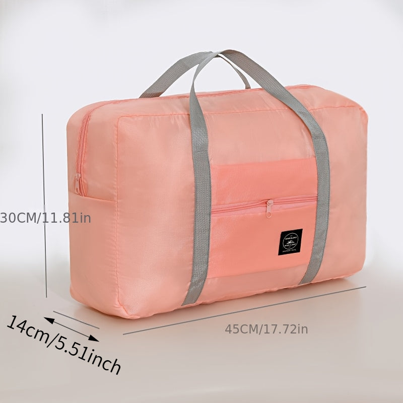 Large Foldable Travel Duffel Bag – Nylon, Gym & Weekend