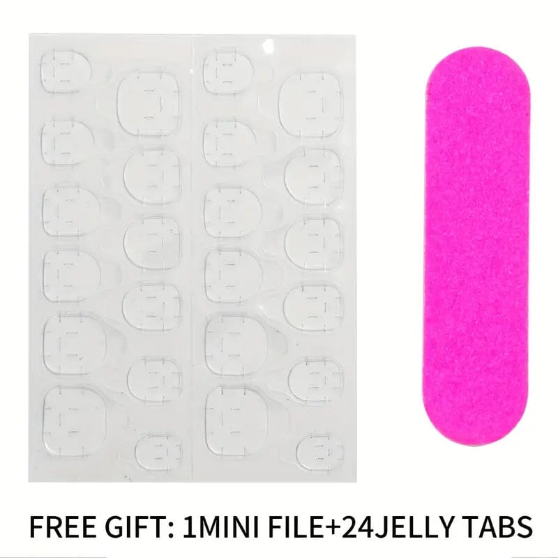 96-Pieces: Short Square Acrylic Press-On Nails Beauty & Personal Care - DailySale