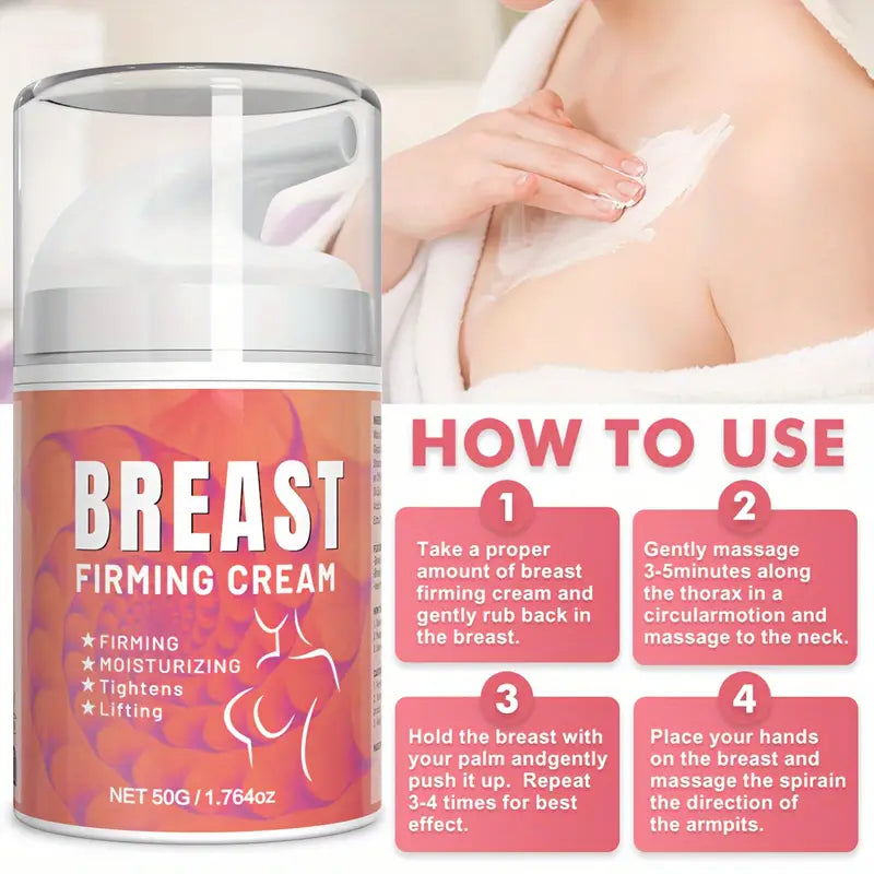 50g Breast Firming Cream with Jojoba Oil, Vitamin E, and Honey