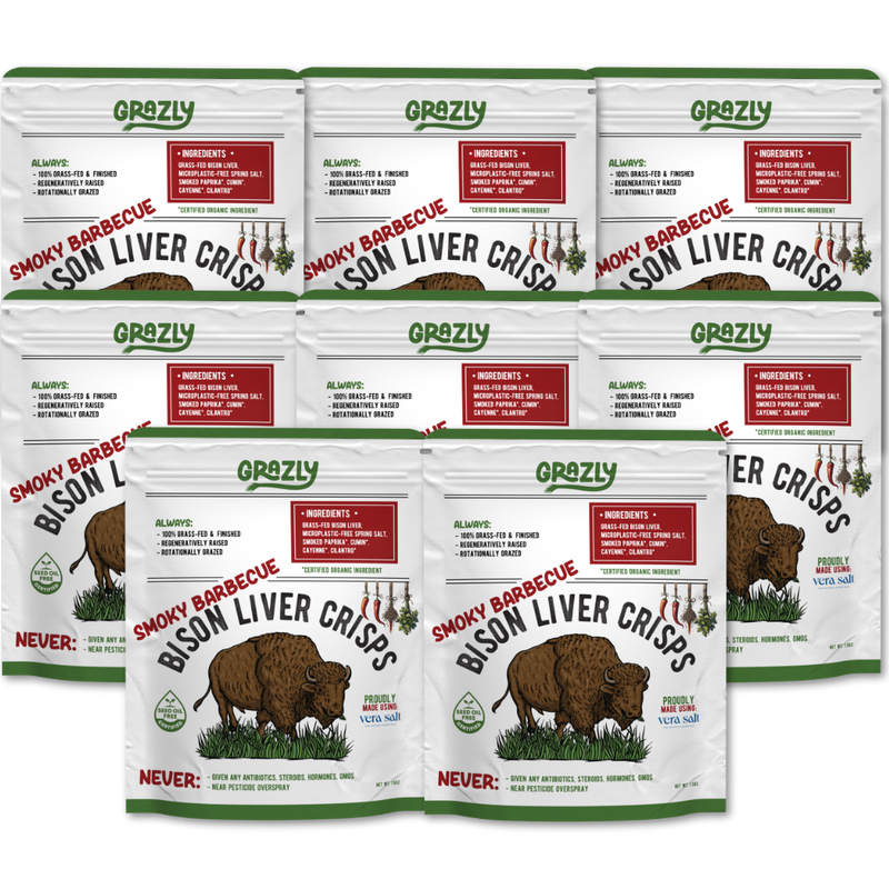 Bison Liver Crisps - 100% Grass-Fed/Finished