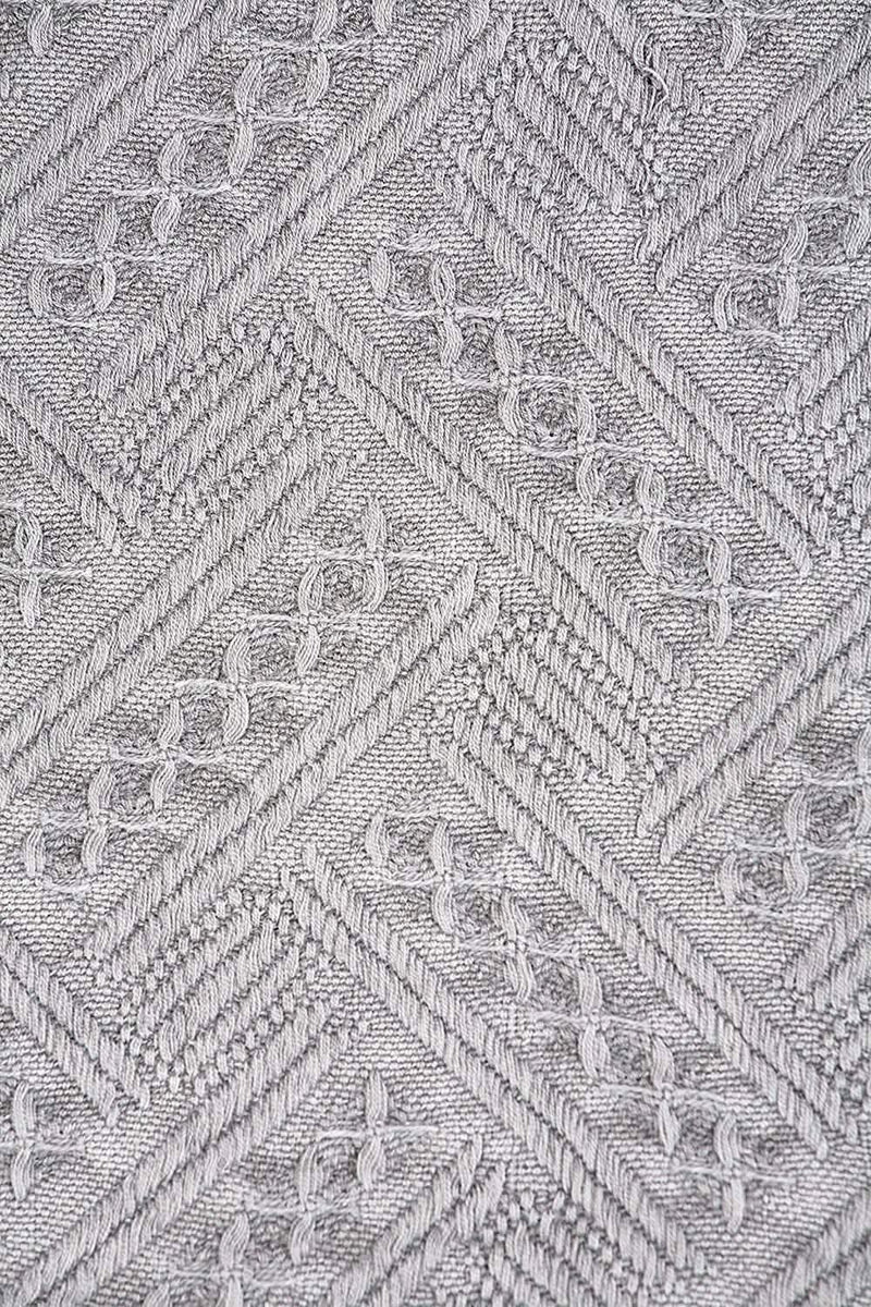 Kasentex 100% Cotton Soft Knitted Throw Blanket, Room Decor, Graduation Gifts, Fathers Day Gift, Mom Gift