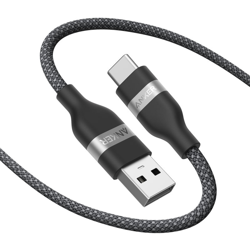 Anker USB-A to USB-C Cable (3 ft / 6 ft, Upcycled-Braided)