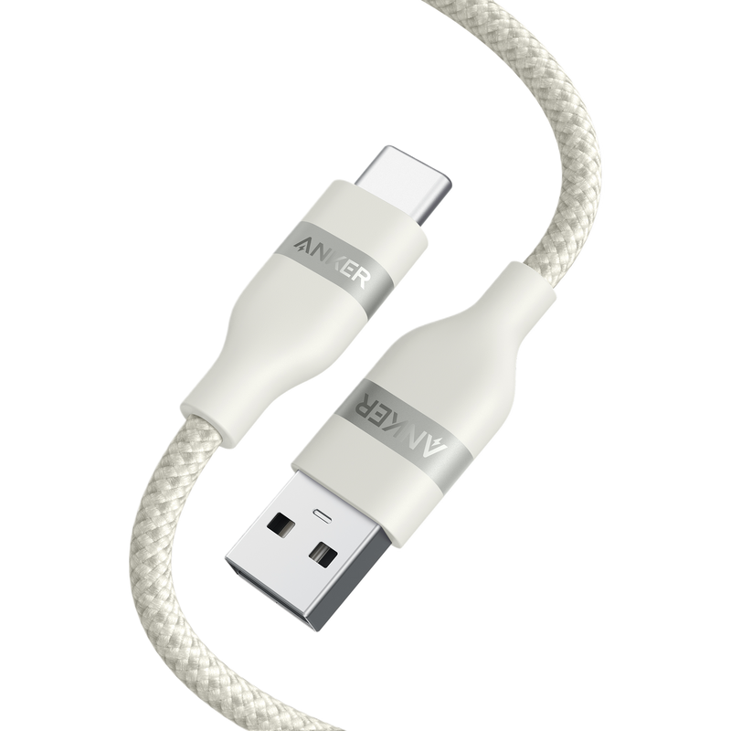 Anker USB-A to USB-C Cable (3 ft / 6 ft, Upcycled-Braided)