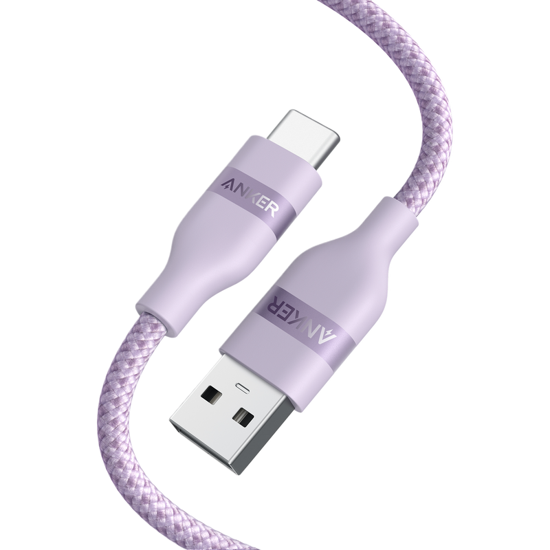 Anker USB-A to USB-C Cable (3 ft / 6 ft, Upcycled-Braided)