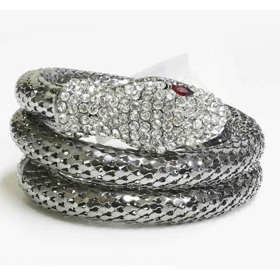 Exotic Designer Sultry Crystal Snake Bracelet