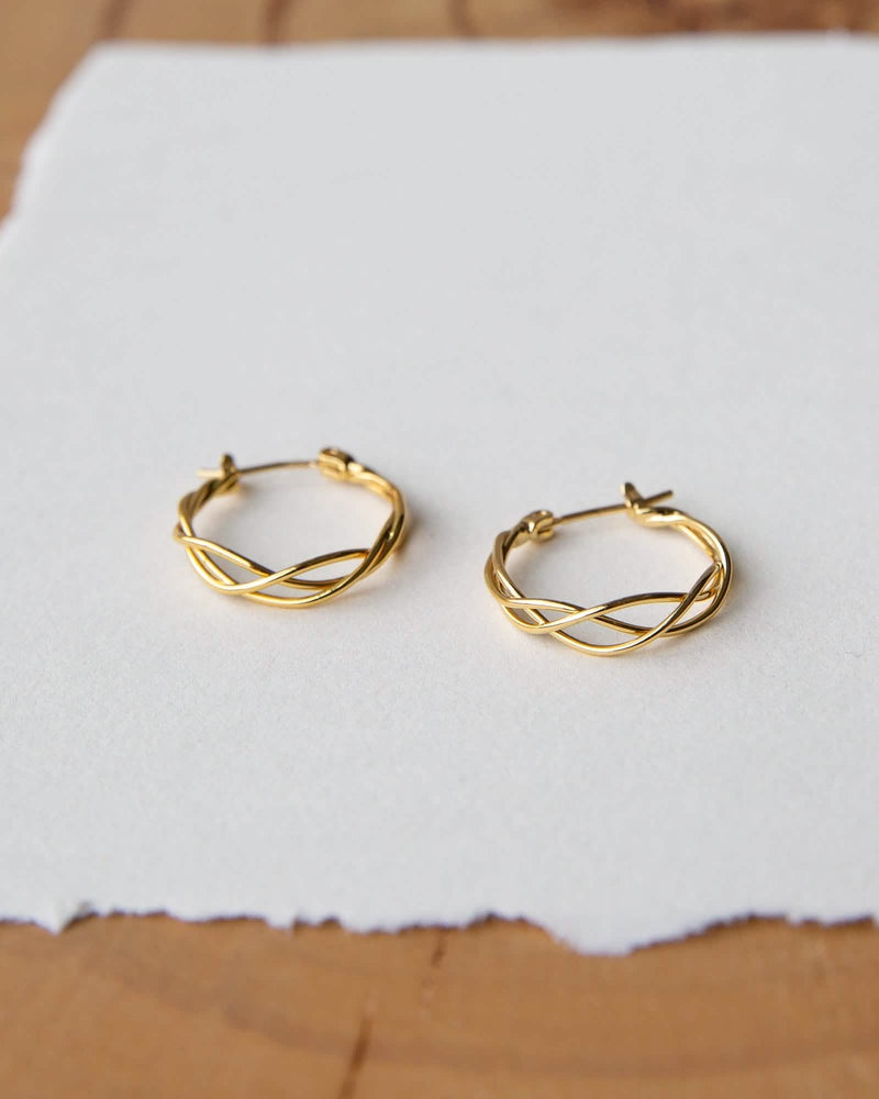 Braided Hoop Earrings