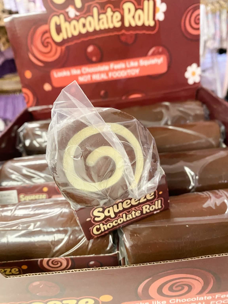Chocolate Roll Squishy Slow Rising Stress Relief Toy | Fidget Toy