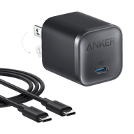Anker Nano Charger (45W) with USB-C to USB-C Cable - Black