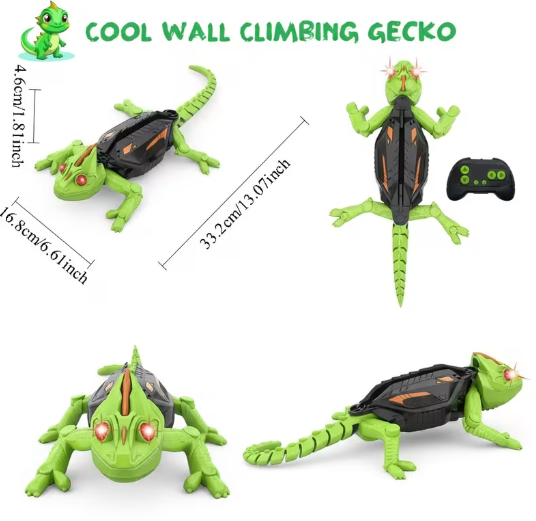 Wall Climbing RC Gecko – Remote Control Lizard Robot