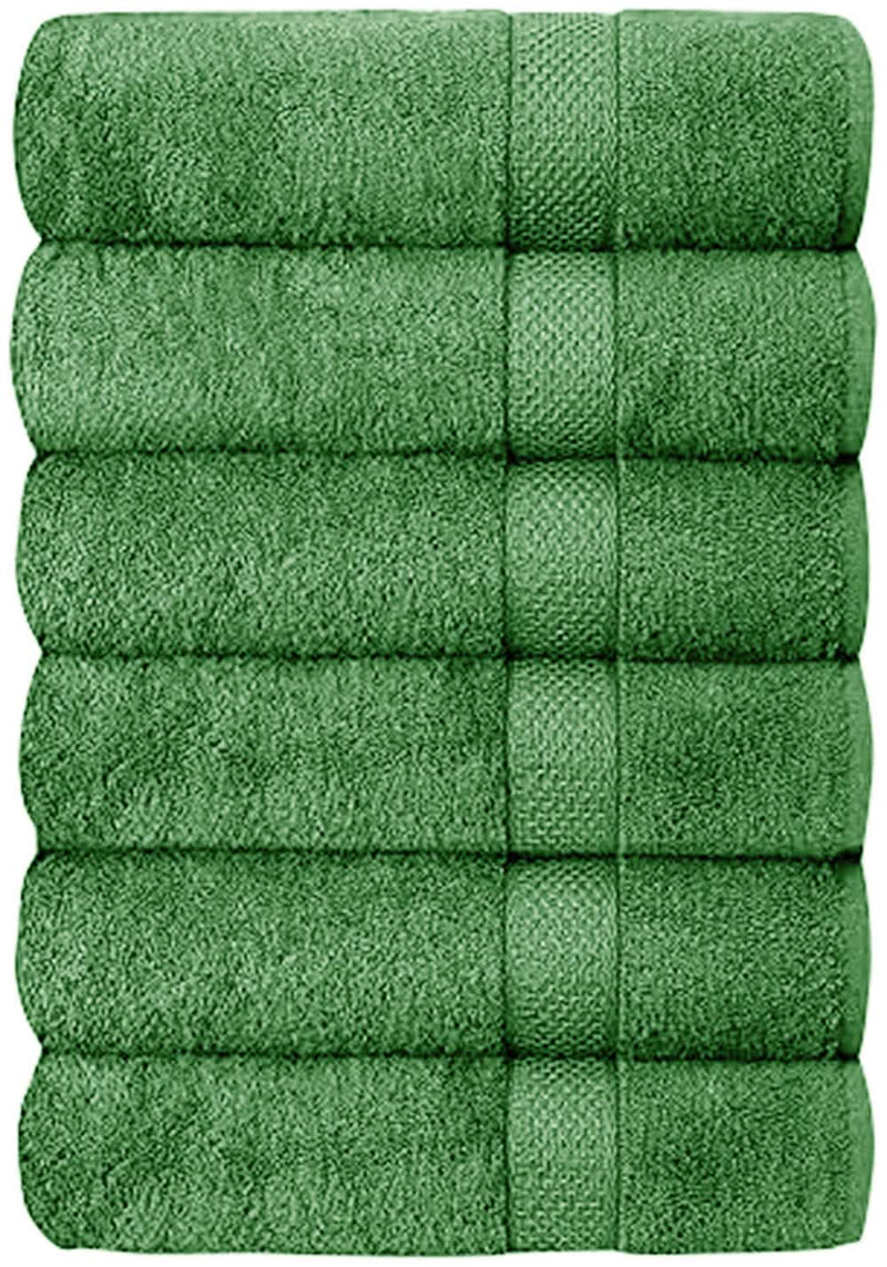 6-Piece Hotel & Spa 100% Cotton Bath Towel Set