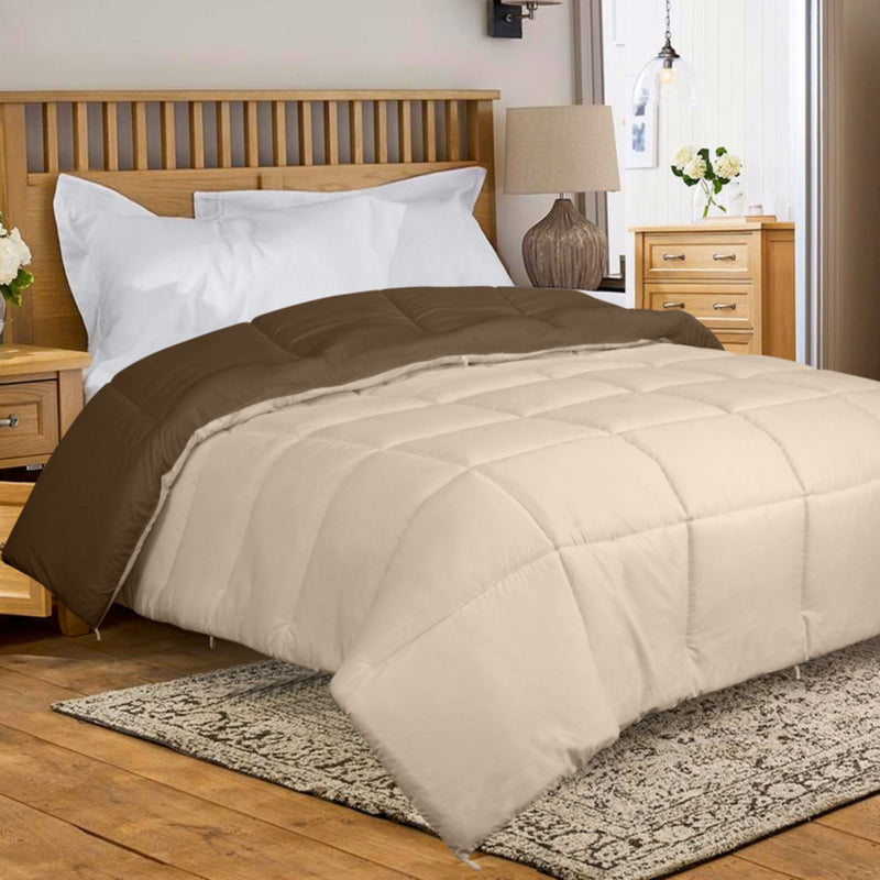 Royale All Season Down Alternative Lightweight Quilted Bedding Comforter with Corner Tabs