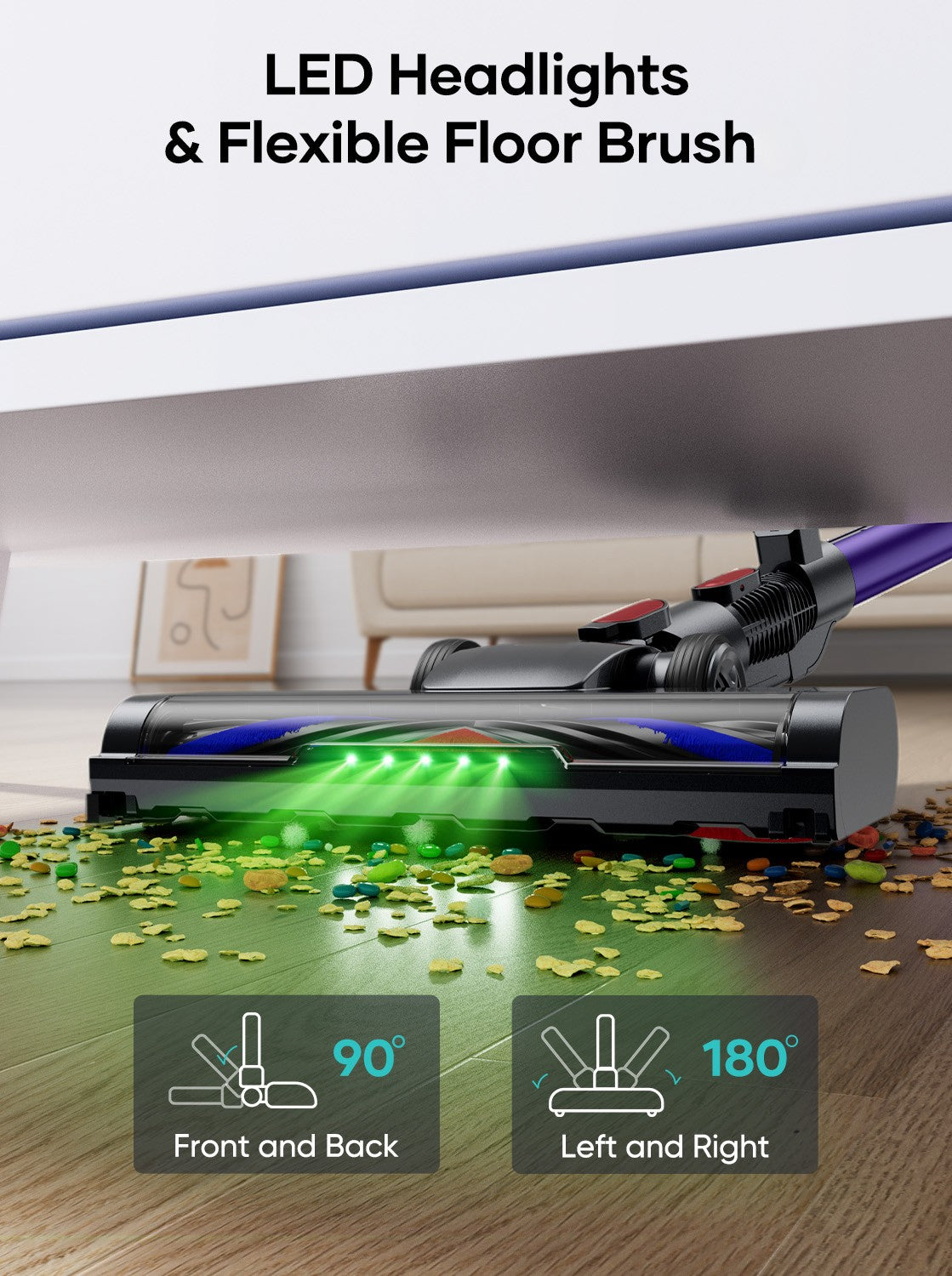 【New Arrivals】Honiture Y10 Cordless Stick Vacuum