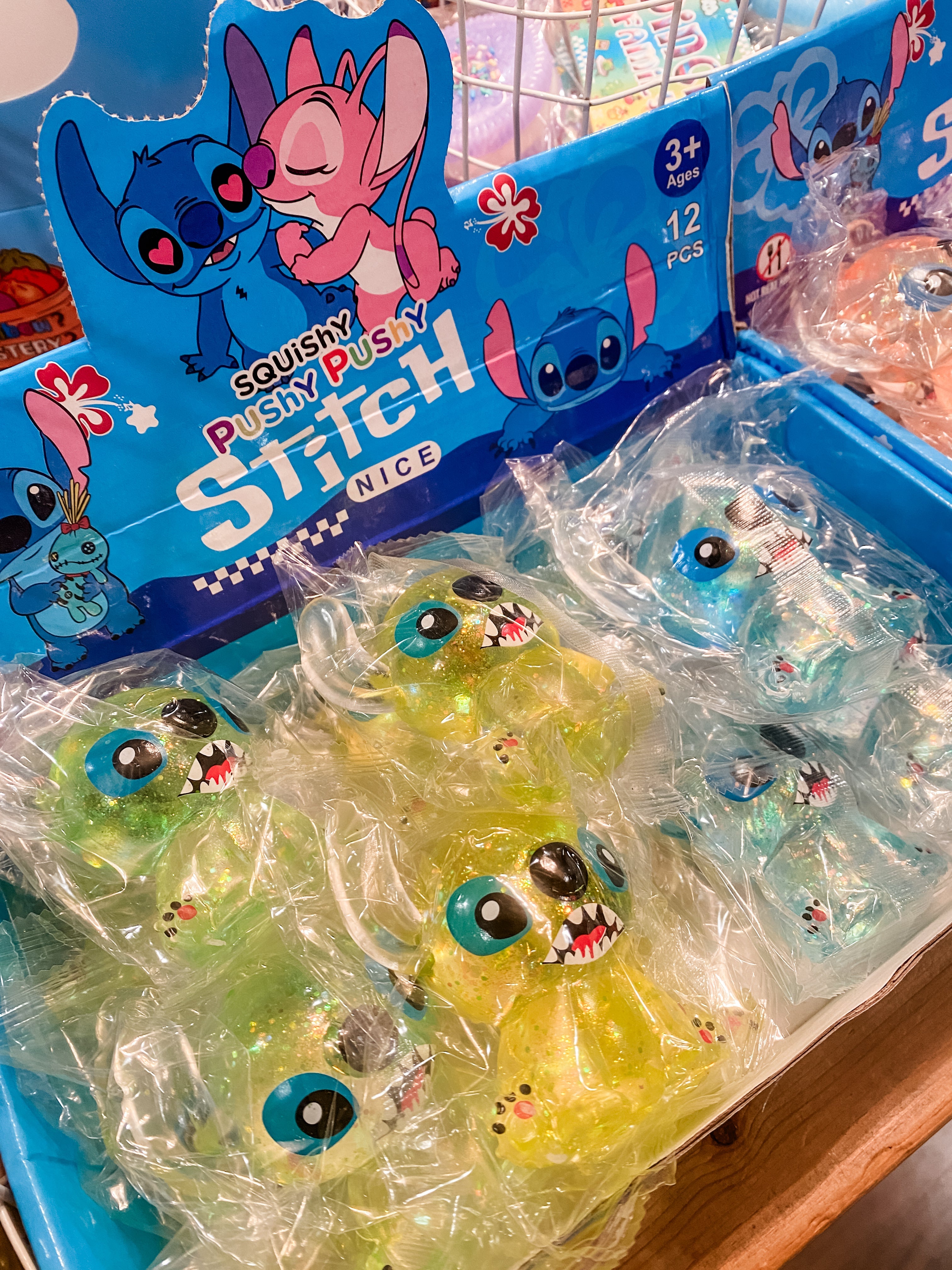 Stitch-Inspired Gel Squishy - Slow Rising Sensory Fidget Toy